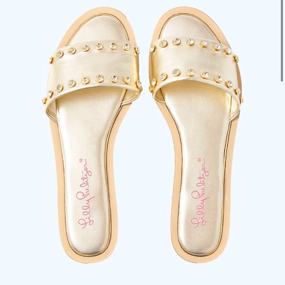 Lilly Pulitzer Shoes - NWOT Lilly Pulitzer Rachel Slide Sandals